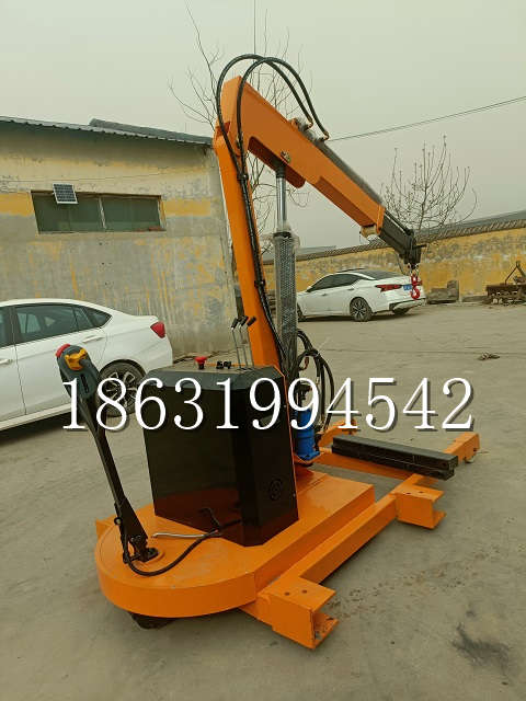 兰州市自卸车厢随车吊 自制轮式四不像起重机 四驱平板吊 5吨 贵盛
